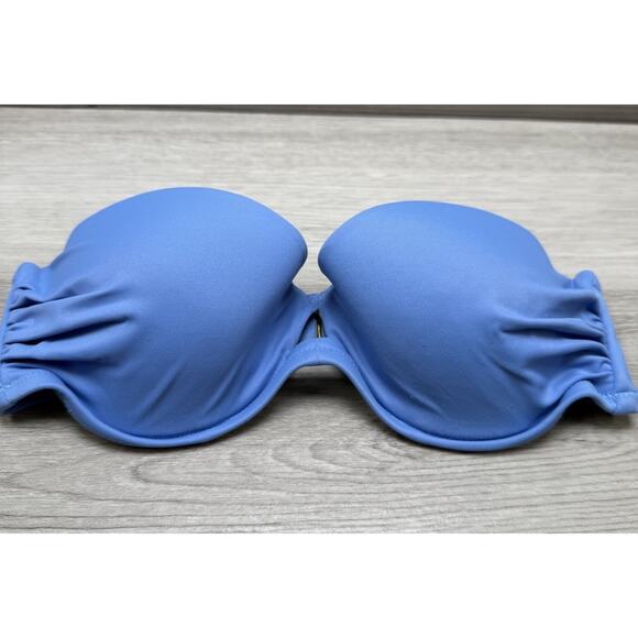 VICTORIAS SECRET WOMENS BLUE PADDED Bra 32C - Picture 1 of 3